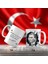 Asil Hediyelik Siyah Beyaz Mustafa Kemal Atatürk Portre - Atatürk'ün Sözleri -Kupa Bardak 1
