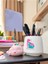 Sevimli Yorgun Pembe Dinozor Temalı Set Fotoğraf Not Tutacağı ve Dino Baskılı Kalemlik Hediyelikl 1