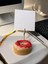 Kırmızı Çikolata Süsü Desenli Donut Model Temalı Fotoğraf Not Tutacak Ofis Masası Tutacağı Hediyelik 2