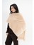 Ince Desenli Kaşmir %100 Viscose Bej-Krem Şal 2