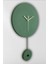 Elis Model Modern Dekoratif Metal Sıvama Akar Sessiz Mekanizmalı Duvar Saati (30*30 cm ) (Sarkaç Şeklinde Süs Ayarlanabilir) 2