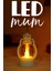 LED Mum Mini Kamp Tipi Pil Dahil Dumansız Alev Ledli Yapay Dekoratif Mum Dekor Işığı Beyaz PT430 1