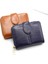 Mavi Stil Kadın Deri Cüzdan Kredi Kartı Kadın Bozuk Para Cüzdanı Moda Debriyaj Çanta Fermuar Küçük Cüzdan Kadın Cüzdan Cartera Mujer (Yurt Dışından) 4