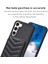 Samsung Galaxy S23+ Dalga Dikiş Dokusu Tpu+ Pu Deri Telefon Kapağı Kart Tutucu Kickstand Case (Yurt Dışından) 3