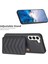 Samsung Galaxy S23+ Dalga Dikiş Dokusu Tpu+ Pu Deri Telefon Kapağı Kart Tutucu Kickstand Case (Yurt Dışından) 5