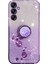 Samsung Galaxy A15 4g/5g Rhinestone Çiçek Parmak Yüzüğü Kickstand Tpu Telefon Kapağı (Yurt Dışından) 1