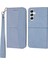 Samsung Galaxy A15 4g/galaxy A15 5g Manyetik Telefon Kılıfı Dokuma Doku Folio Stand Kapağı (Yurt Dışından) 1
