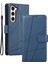 Samsung Galaxy S23+ Çizgiler Baskılı Pu Deri Stand Cüzdan Telefon Kapağı (Yurt Dışından) 1