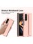 Samsung Galaxy Z Fold6 5g Skin-Touch Kılıf Pc Streç Bileklik ile Parmak Izi Önleyici Telefon Kapağı (Yurt Dışından) 5