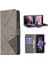 Samsung Galaxy Z Fold6 5g Pu Deri Geometrik Telefon Kılıfı (Yurt Dışından) 5