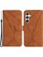 Samsung Galaxy M14 5g Baskılı Çizgi Telefon Pu Pu Deri Cüzdan Stand Kapağı (Yurt Dışından) 1