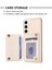 Samsung Galaxy S23+ Dalga Dikiş Dokusu Tpu+ Pu Deri Telefon Kapağı Kart Tutucu Kickstand Case (Yurt Dışından) 4