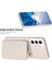 Samsung Galaxy S23+ Dalga Dikiş Dokusu Tpu+ Pu Deri Telefon Kapağı Kart Tutucu Kickstand Case (Yurt Dışından) 5