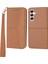 Samsung Galaxy A15 4g/galaxy A15 5g Manyetik Telefon Kılıfı Dokuma Doku Folio Stand Kapağı (Yurt Dışından) 1