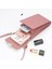 Bayan Telefon Çantası Kore Moda Çok Fonksiyonlu Omuz Crossbody Çanta Cüzdan Cüzdan Kadın Cüzdanlar Cüzdanlar Cüzdan Erkek Çanta Sikke Çanta Anahtarlık Cüzdan Küçük Cüzdan (Yurt Dışından) 3