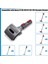 Dyson V10 V11 V12 V15 V8 V7 Için Hızlı Çıkarma Dönüştürücü Adaptörlü Groom Tool Köpek Evcil Hayvan Fırçası Vakum Aparatı (Yurt Dışından) 4