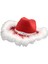 Kırmızı Cowgirl Ş I Şı Fotoğraf Prop Parti Malzemeleri Cadılar I Kalın Tüy (Yurt Dışından) 2