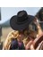Batı Kovboy Şapkası Sahne Cowgirl Sombrero Kapaklar Kadın Erkek Açık Kamp Siyah (Yurt Dışından) 5