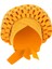 Afrika Türban Başı Fular Örgü Saç Örtüsü Şapka Pullu Düğüm Headwrap Sarı (Yurt Dışından) 2