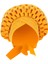 Afrika Türban Başı Fular Örgü Saç Örtüsü Şapka Pullu Düğüm Headwrap Sarı (Yurt Dışından) 3