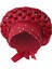 Afrika Türban Başörtüsü Örgü Saç Örtüsü Şapkağüm Headwrap Kırmızı (Yurt Dışından) 4