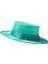 Güneş Şı Kurdeleli Dokuma Düz Üst Sunhat Vintage Tasarım Ş Yeşil (Yurt Dışından) 1
