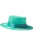 Güneş Şı Kurdeleli Dokuma Düz Üst Sunhat Vintage Tasarım Ş Yeşil (Yurt Dışından) 4