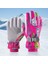 1 Çift Çocuklar Için Baskılı Rüzgar Geçirmez Kış Eldiven 001 (Yurt Dışından) 4