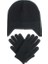 Unisex Örme Pamuk Şapka + Eldiven Set (Yurt Dışından) 2