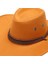 Kovboy Şapkası Geniş Ağız Cosplay Düz Ağız Kovboy Şapkası Kadın Erkek Yetişkinler Için Rodeo Sarı (Yurt Dışından) 5