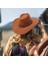 Batı Kovboy Şapkası Sahne Cowgirl Sombrero Kadın Erkek Açık Kamp Kahverengi Için Caps (Yurt Dışından) 5