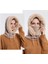 Ş Eşarp Takımı Beanie Winter Soft Earflaps Kapş Kalın (Yurt Dışından) 3