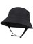 Sun Bucket Şapka Rahat Yaz Ayarlanabilir Çene Kayışı Seyahat Siyah (Yurt Dışından) 4