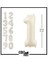 34"inç 76 cm Krem-Bej Folyo Balon 1 1