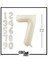 34"inç 76 cm Krem-Bej Folyo Balon 7 1