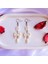 Yıldızlı Coquette Fiyonklu Fairycore Küpe 1