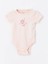 Bisiklet Yaka Baskılı Kız Bebek Çıtçıtlı Body 2'li 2