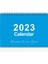 2023 Masa Takvimi 12 Aylık Aylık Planlayıcı 2023 Takvim Masa Notu Günlük Program Gündem Organizatör Ofis Mavi (Yurt Dışından) 1