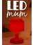 LED Mum Iskandinav Tip Pil Dahil Dumansız Alev Ledli Yapay Dekoratif Mum Dekor Işığı Kırmızı PT427 1