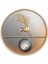 Gold Geyik Yuvarlak Cam Tablo | Hediyelik, Dekoratif, Ofis, Mutfak 1