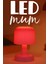 LED Mum Iskandinav Tip Pil Dahil Dumansız Alev Ledli Yapay Dekoratif Mum Dekor Işığı Pembe PT427 1