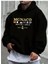Erkek Monaco Baskılı Kapüşonlu Oversize Sweatshırt 1