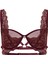 Desarae Bordo Dantelli Tül Balconette Sütyen 2