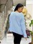 LS60386 Italyan Love Delikli Kazak Mavi 2