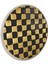 Gold Desen Yuvarlak Cam Tablo | Hediyelik, Dekoratif, Ofis, Mutfak 3