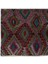 160X314 cm El Dokuması Yünden Yapılmış Dekoraif Kilim, Eski Geometrik Desenli Kilim 5