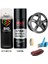 Jant Spolier Gun Metal Akrilik Vernik Sprey Boya 400 ml + Zımpara Kağıt Bant Eldiven 1