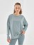 Lcwk Bisiklet Yaka Oversize Kadın Sweatshirt 1