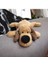 75 cm Yatan Sevimli Peluş Köpek Yastık & Uyku Arkadaşı & Oyuncak & Yumuşak Hediyelik 1