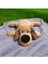 75 cm Yatan Sevimli Peluş Köpek Yastık & Uyku Arkadaşı & Oyuncak & Yumuşak Hediyelik 2